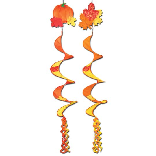 Beistle 6" x 3ft. Autumn Wind-Spinners, 2ct.